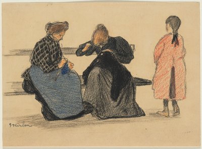 3 つの数字 作： Théophile Alexandre Steinlen