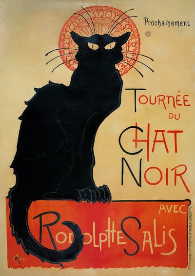 ブラックキャットツアー 作： Théophile Alexandre Steinlen