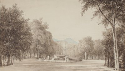 Villa Reale (nu Villa Nazionale) の間でナポリを見る 作： Thorald Brendstrup