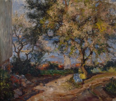 フルーツブルーミング（キャンバスに油彩） 作： Thorolf Holmboe