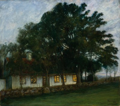 夜の雰囲気 作： Thorolf Holmboe