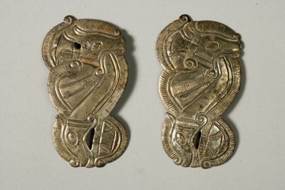 馬具のプラーク、紀元前4世紀から3世紀初頭（シルバー） 作： Thracian