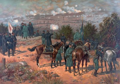チャタヌーガの戦い、パブ。 Lプラン＆Co.、1886 作： Thure de Thulstrup