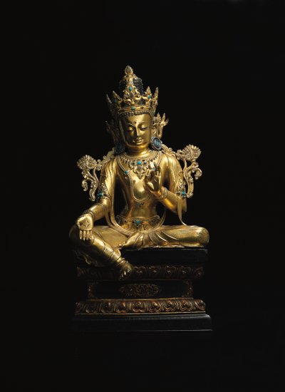 観世音菩薩の帝国像（474250から474254も参照）（金銅） 作： Tibetan School