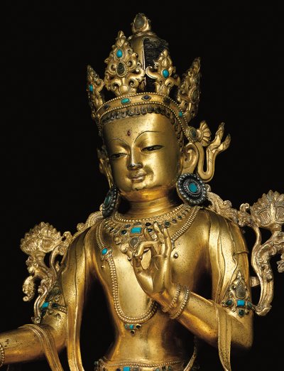 観世音菩薩の帝国像 作： Tibetan School