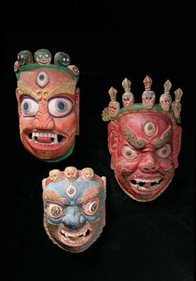 マスク（木） 作： Tibetan School