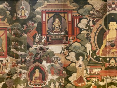 釈迦牟尼仏の生涯 作： Tibetan School