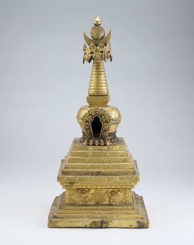 ストゥーパ、17世紀後半から18世紀初頭 作： Tibetan School