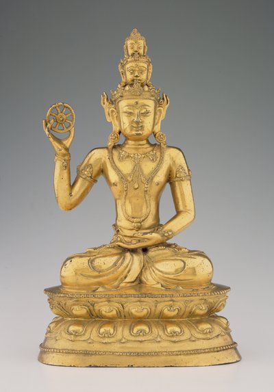Vajrasattvadhatu Lokesvara（金銅合金） 作： Tibetan School