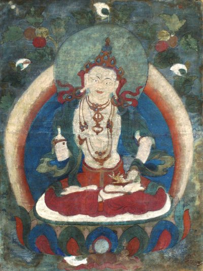 ヴァジュラサットヴァ、19 世紀初頭 作： Tibetan culture
