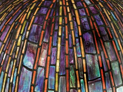 「池のユリ」テーブルランプ、1903年頃 作： Tiffany Studios