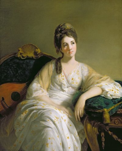 アーンドリーのエレノア・フランシス・グラント、1764-69年頃（キャンバスに油彩） 作： Tilly Kettle