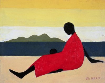 母と子、1991 作： Tilly Willis