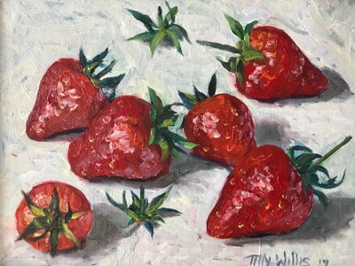いちご 2019 (オイル) 作： Tilly Willis