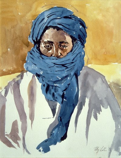 Tuareg Tribesman、Timbuctoo、1991 作： Tilly Willis