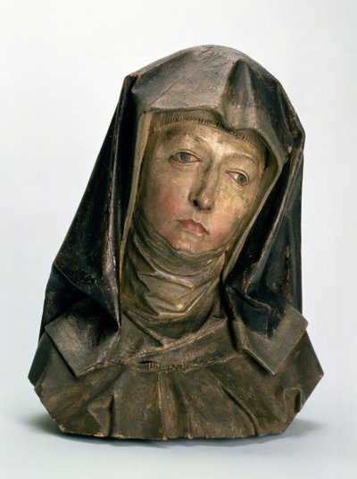 セントアン首長、1500-10年（塗装済み木材） 作： Tilman Riemenschneider