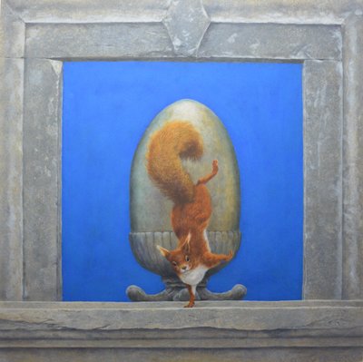 赤リス、ラクロバタ 作： Tim Hayward