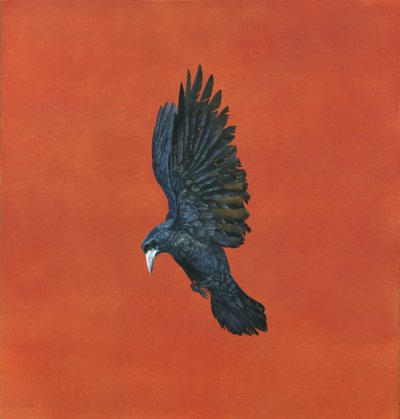 シャインレッド（アーチと水彩画、640gsm紙のグアッシュ）101.6 x 91.4cm 作： Tim Hayward
