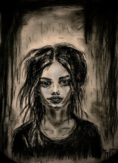 「ダーク・ゲイズ」の肖像画 作： 