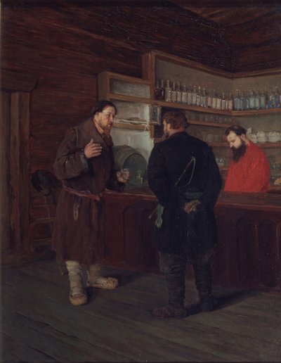 居酒屋で 作： Timofei Illarionovich Mozgov