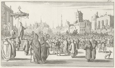 教皇ウルバヌス 2 世が第 1 回十字軍を説く、1683 年 作： Timotheus Ten Hoorn