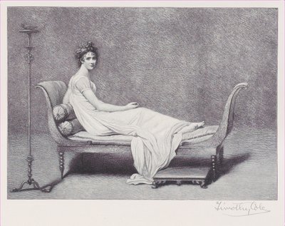 レカミエ夫人、1909 年、1909 年。 作： Timothy Cole