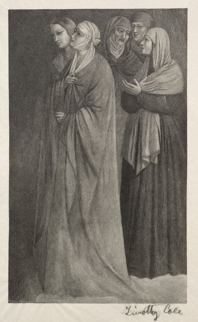 古いイタリアのマスター：グループ、1888-1892。 作： Timothy Cole