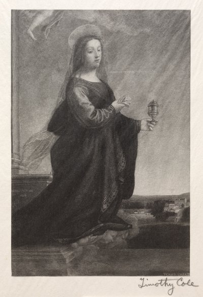 古いイタリアの巨匠：メアリーマグダーレン、1889年。 作： Timothy Cole