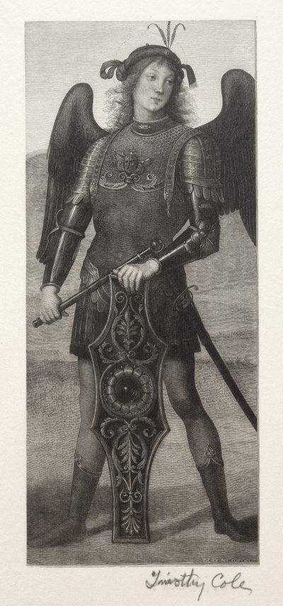 古いイタリアのマスター：聖ミカエル、1888-1892。 作： Timothy Cole