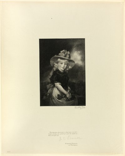 オールド イングリッシュ マスターズより、ジョージ 3 世の娘ソフィア王女 作： Timothy Cole