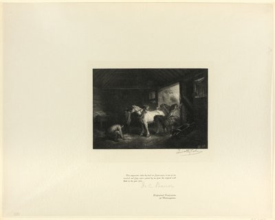 古い英国の巨匠からの安定したインテリア 作： Timothy Cole