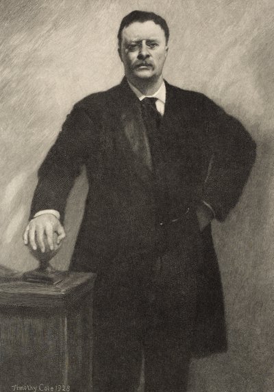 セオドア・ルーズベルト、1928 作： Timothy Cole