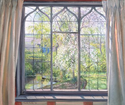 アップルブロッサムアゲインストウィロー1990 作： Timothy Easton