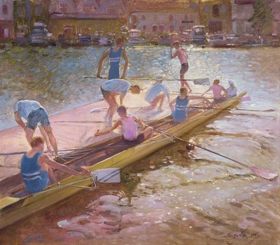 1993年ヘンリー、ラフトにて 作： Timothy Easton
