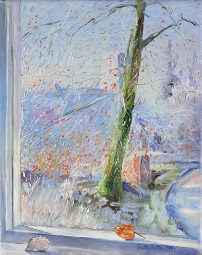 ブナの木とホーフロスト、1989 作： Timothy Easton