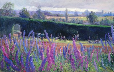 ヘッジに抗するへえ、1991 作： Timothy Easton