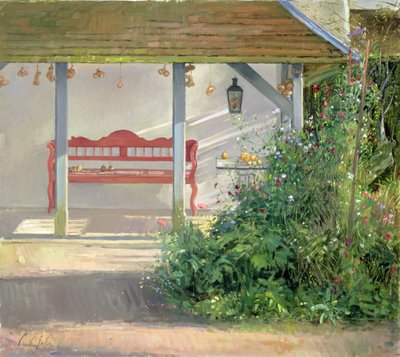 スイートピーと秋の収穫 作： Timothy Easton