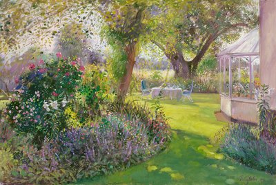 グレートオークの下のお茶、1991 作： Timothy Easton