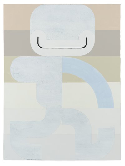 Snow Boy, 2018（キャンバスにラテックスとエナメル） 作： 