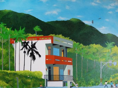 国道11号線沿いの家、台湾・台東、2017年 作： Timothy Nathan Joel