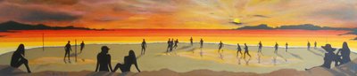 The Bay, no.3, 2012, 油彩・キャンバス 作： Timothy Nathan Joel