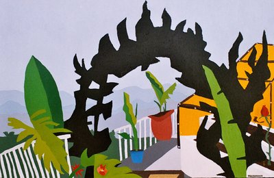 The entrance, 2006, 油彩・キャンバス 作： Timothy Nathan Joel