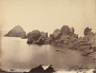 1867年、ネバダ州ピラミッド湖、トゥーファ・ドーム（写真） 作： ティモシー・オサリバン