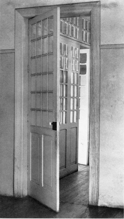 オープンドア、メキシコシティ、c.1925 作： Tina Modotti