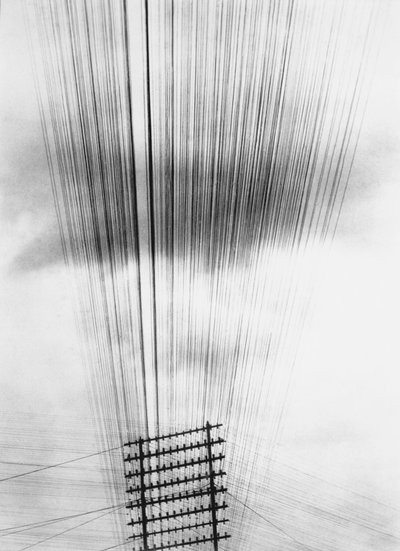 電話線、メキシコ、1925 作： Tina Modotti