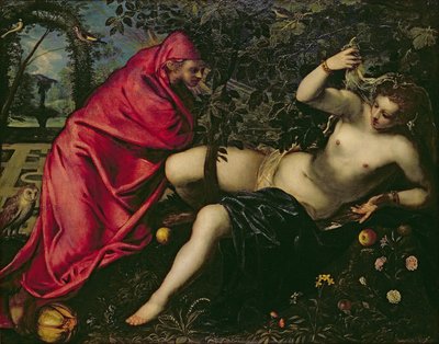 アンジェリカと隠者 作： Tintoretto