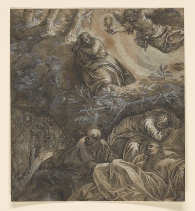 オリーブ園のキリスト 作： Tintoretto
