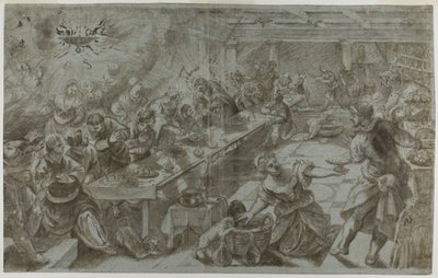 最後の晩餐 作： Tintoretto