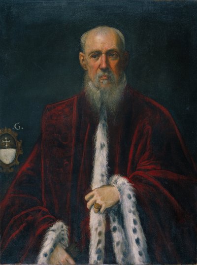 検察官アレッサンドロ・グリッティの肖像 作： Tintoretto