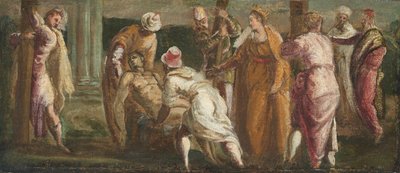 真の十字架を試す聖ヘレン 作： Tintoretto